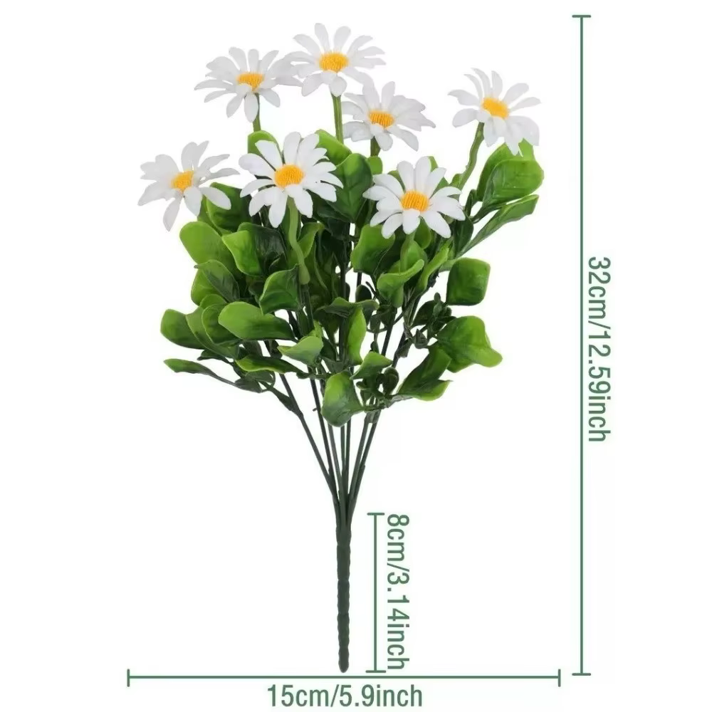 Fausses fleurs artificielles de marguerites