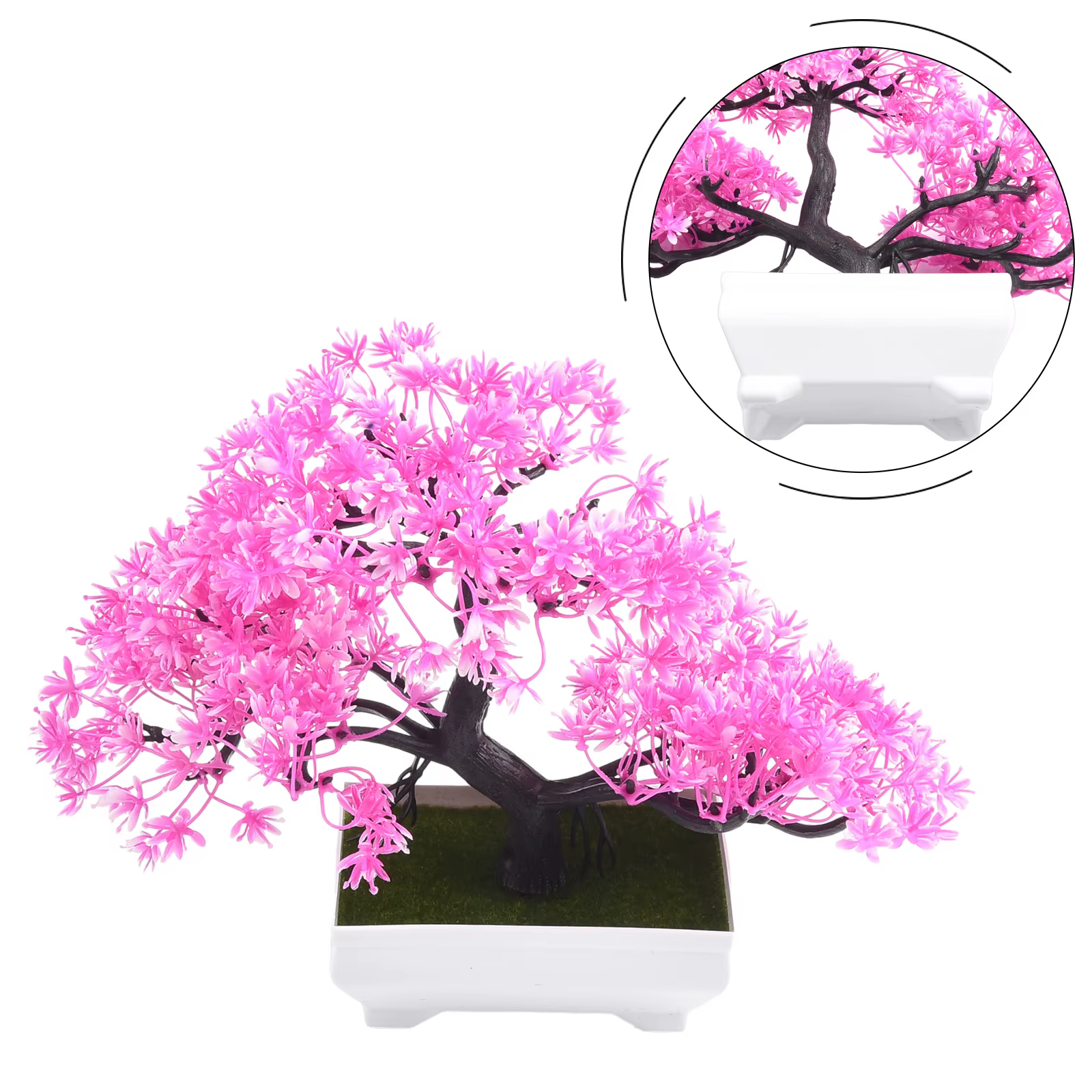 Sapin décoratif en plastique en pot pour salutation des invités