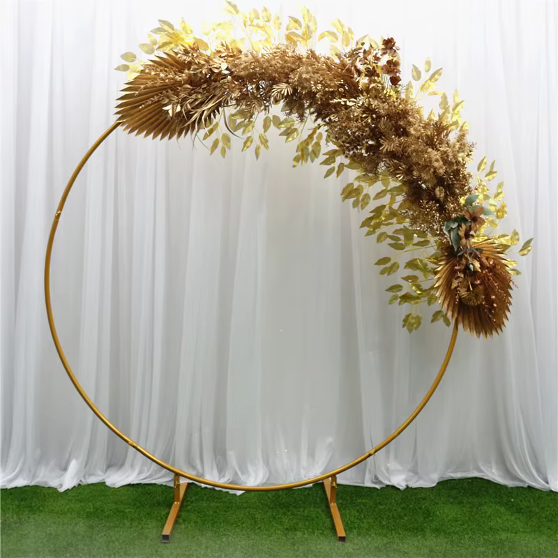 Matériaux d'arrangement de fleurs artificielles série dorée