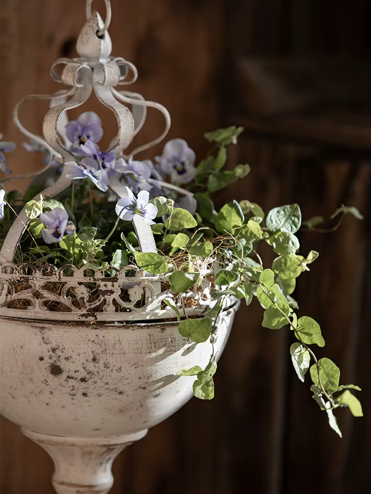 ConfronBasket-Pot de Fleur en Métal pour Plantes Suspendues