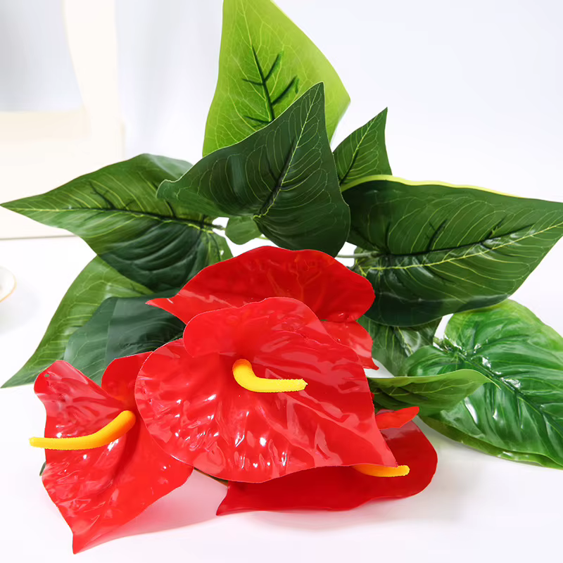 18 Têtes de Fleurs Artificielles de 50cm