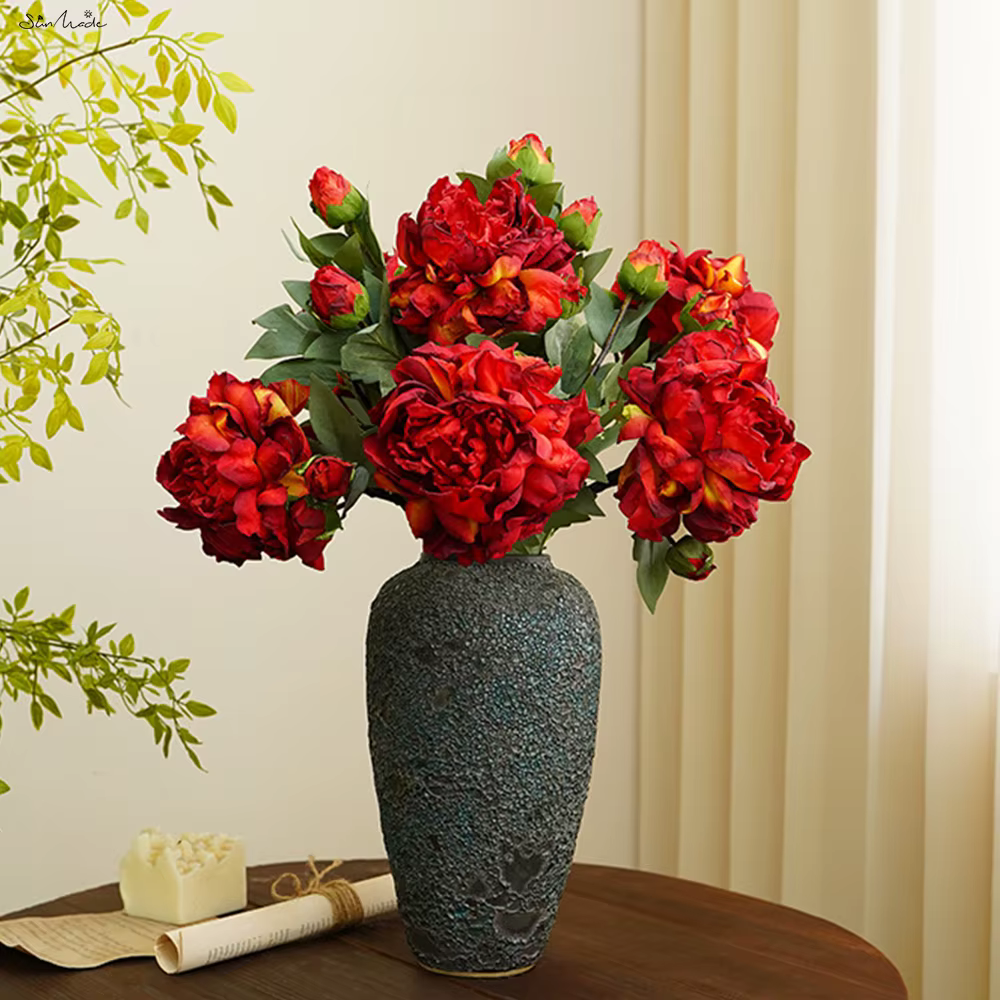Grandes Fleurs Artificielles de Palais Vintage