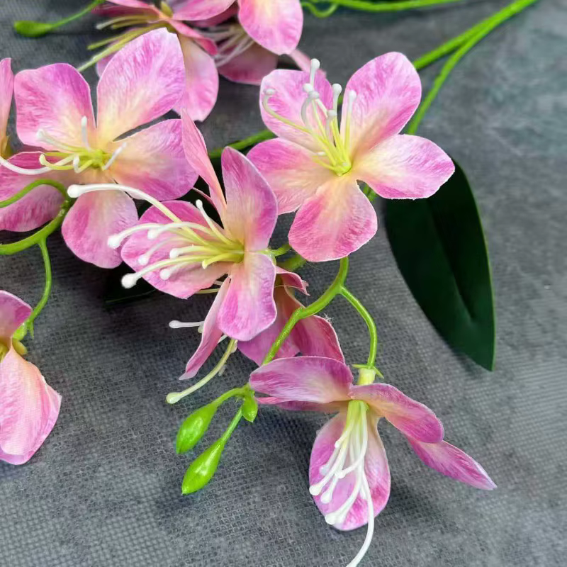 10 pièces de fleurs artificielles en soie