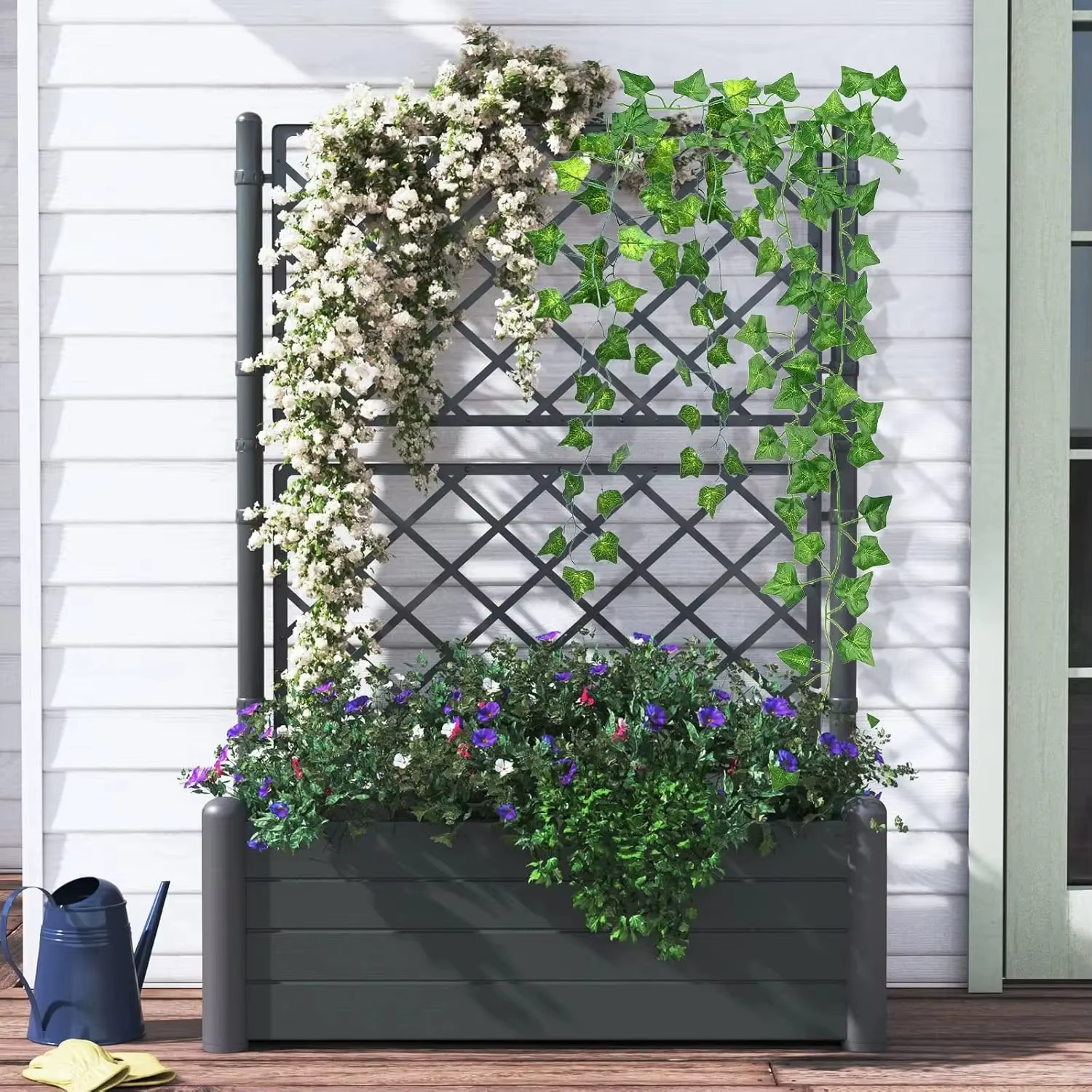 Guirxiété artificielle de feuilles de faux lierre