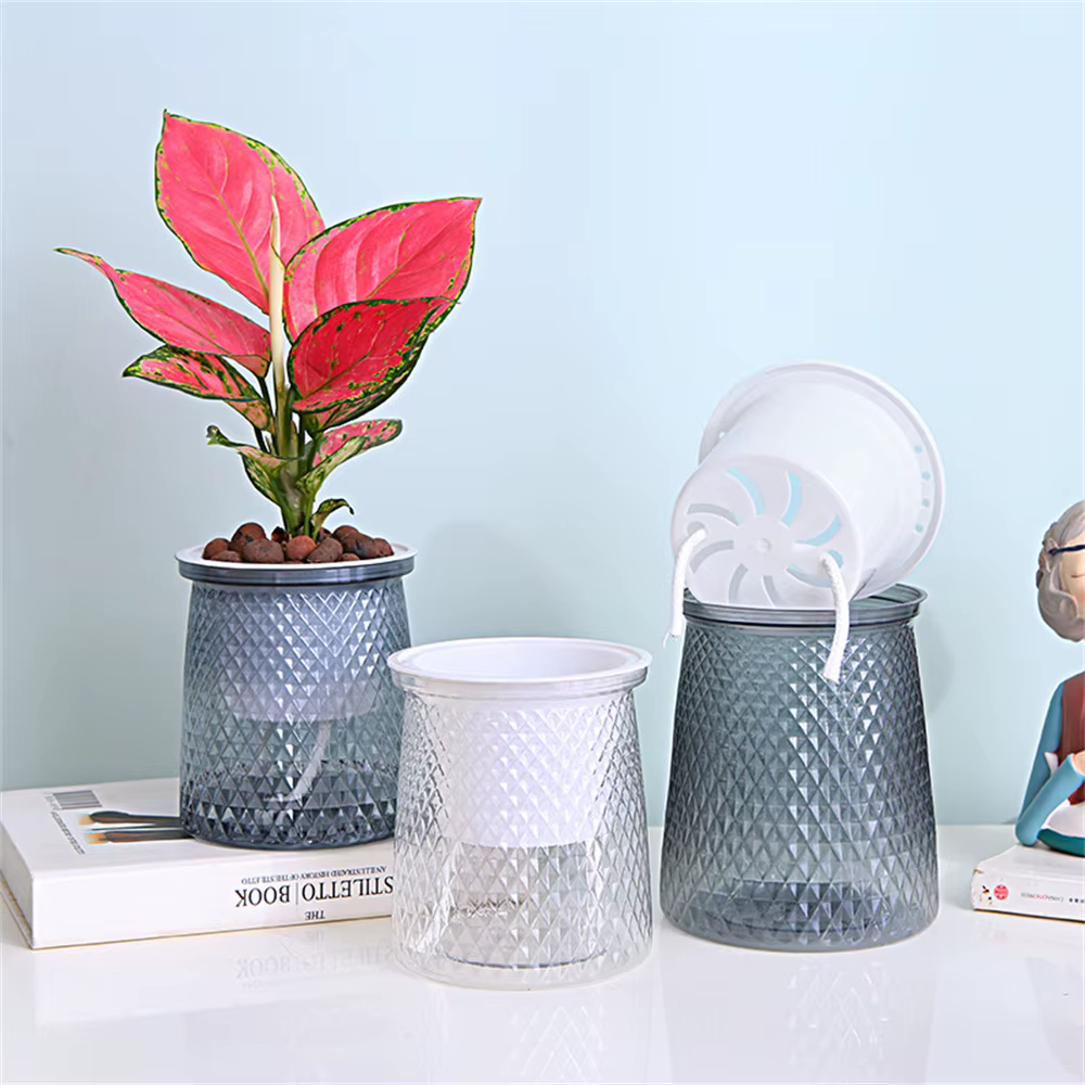 Pot de plantes hydroponiques auto-arrosant
