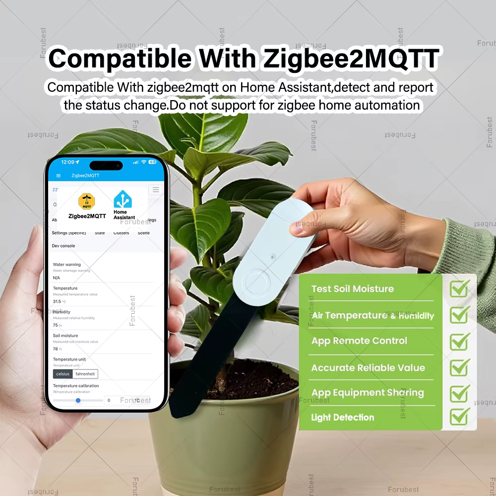 Zigbee – testeur de sol 4 en 1