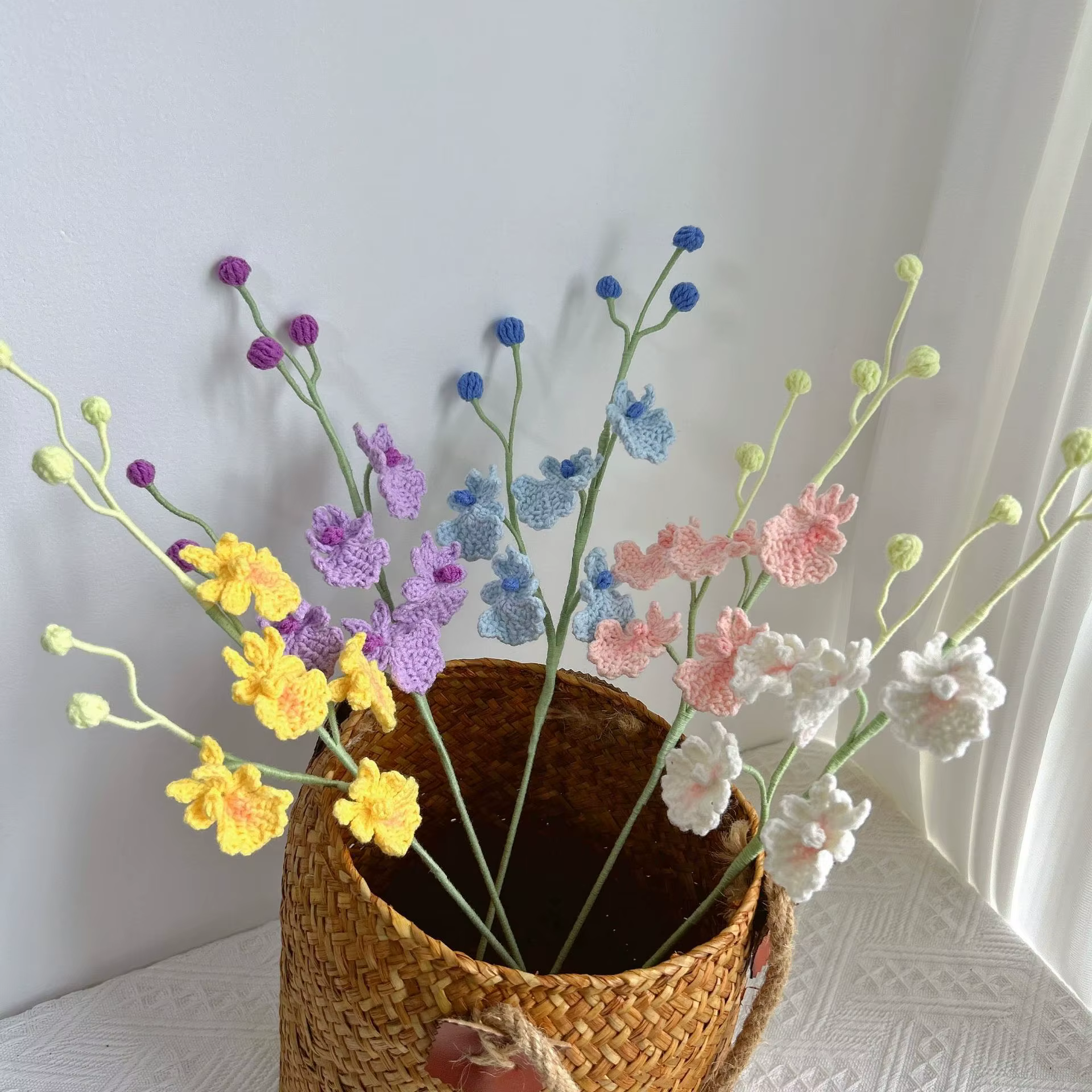 Orchidée dansante en crochet