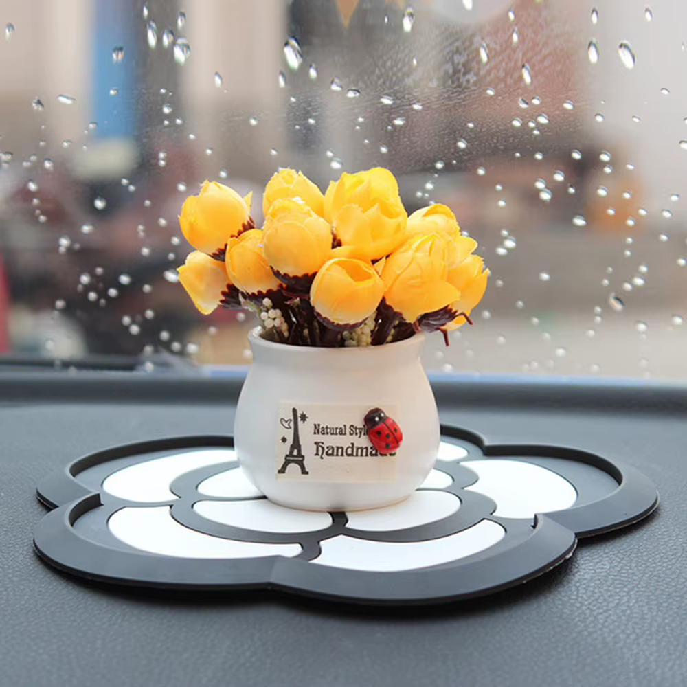Plante en pot créative pour voiture