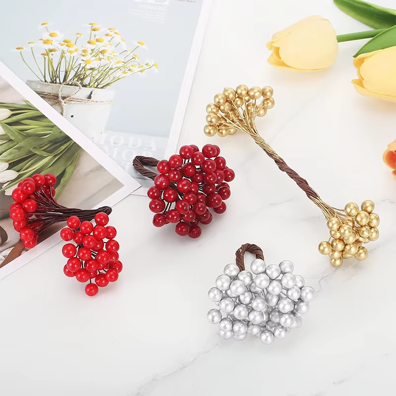 Bouquet de baies artificielles