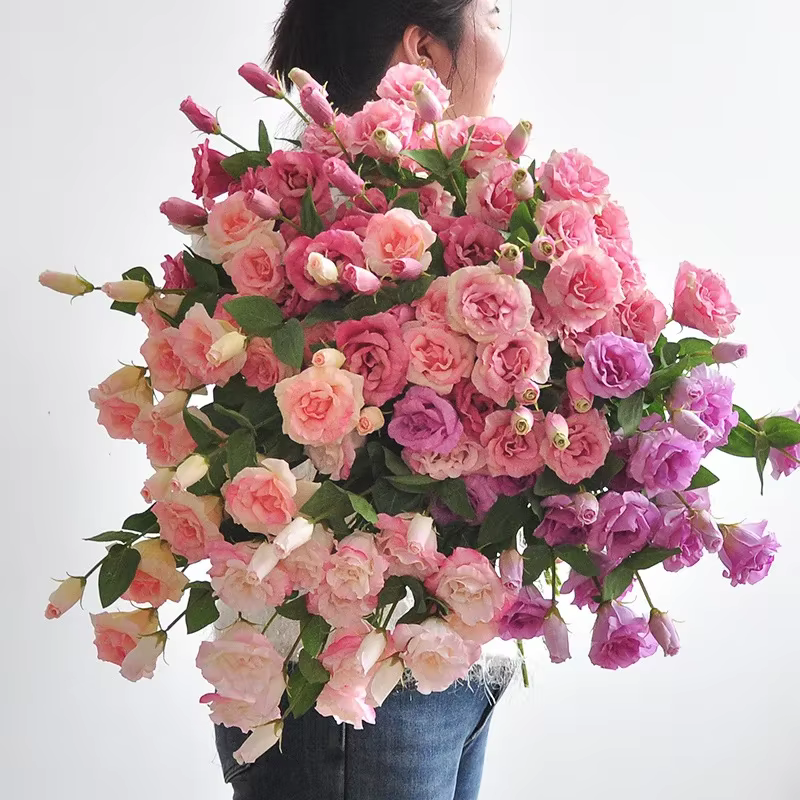 Fleurs artificielles en soie au toucher réel