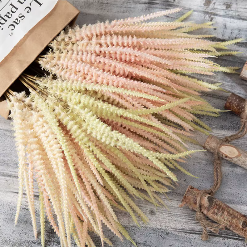 Fausses fleurs de sauge en plastique