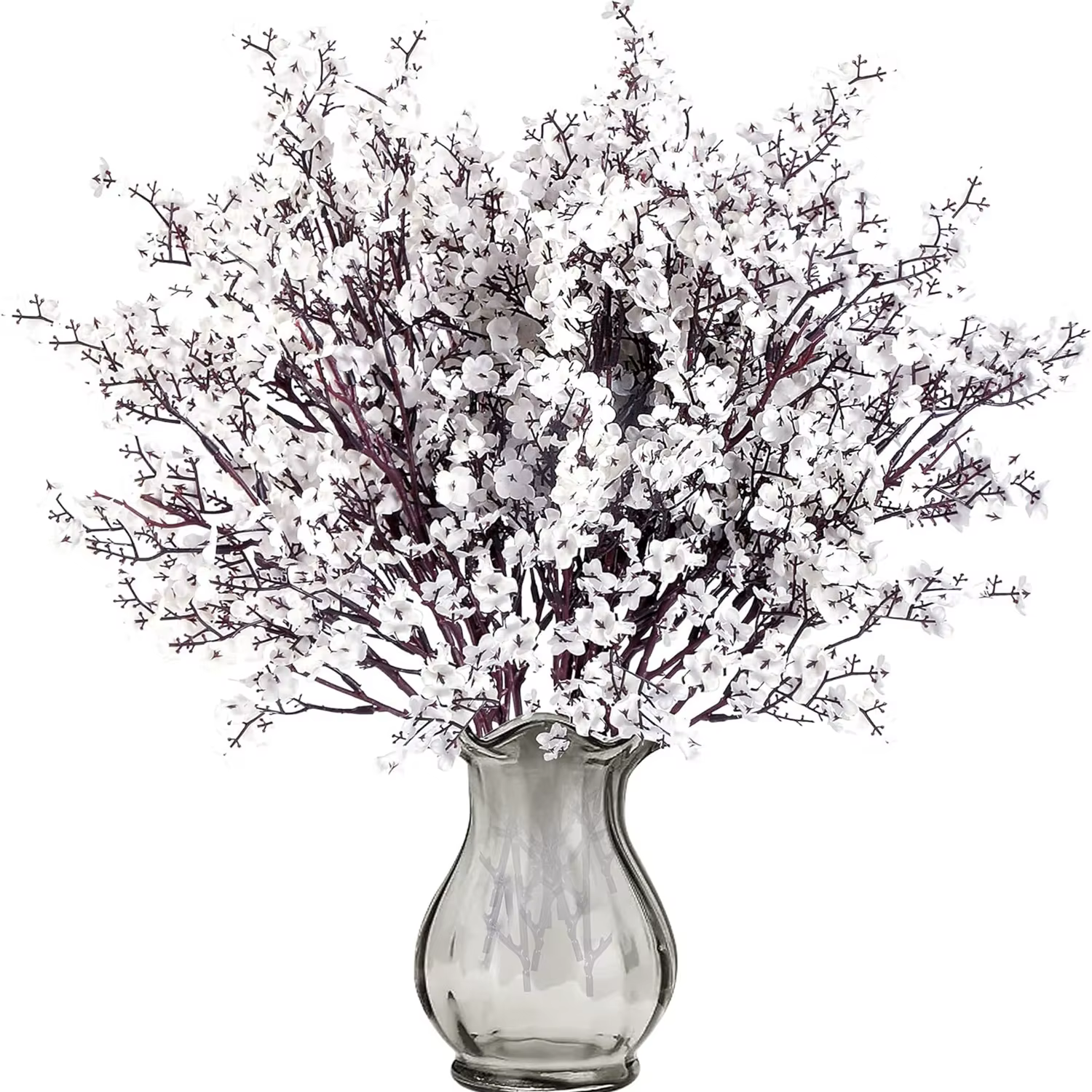 Gypsophila fleurs artificielles branche blanche haute qualité souffle de bébé fausse plante Brial Bouquet maison