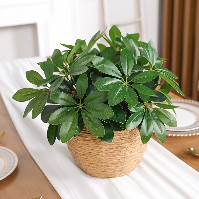 Plante artificielle | Feuilles artificielles avec tige