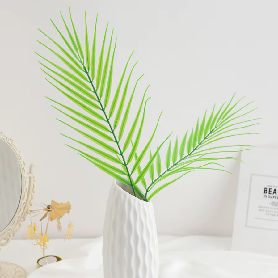 Plantes artificielles Tropical Palmier Feuilles Maison Chambre Jardin Décoration Accessoires Photographie Prop Festival Fournitures De Mariage