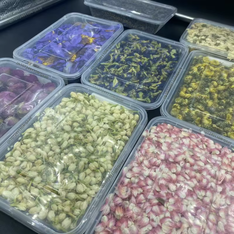 Fleurs séchées de jasmin et de rose naturelles de haute qualité pour la décoration de fêtes