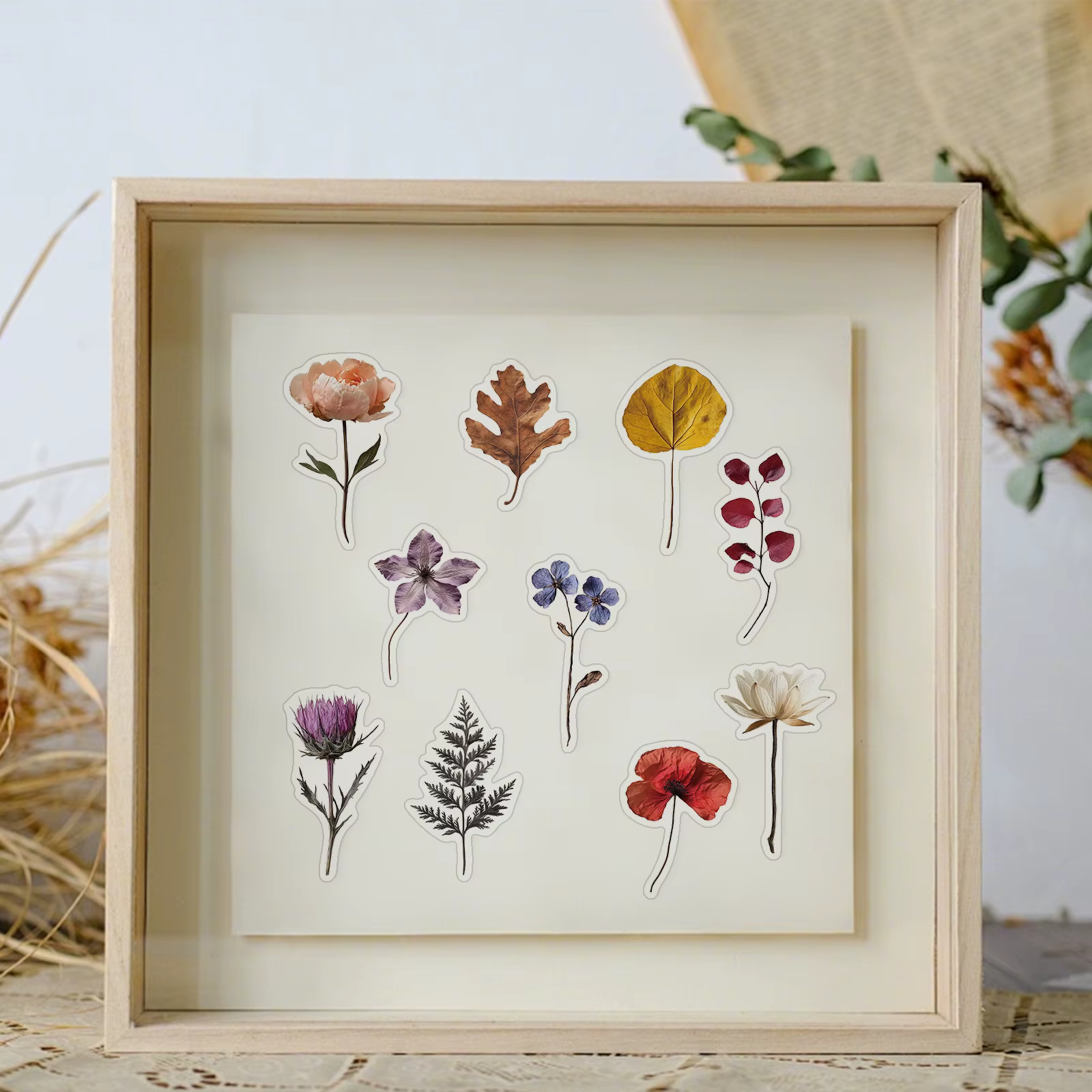 Autocollants de plantes mignons