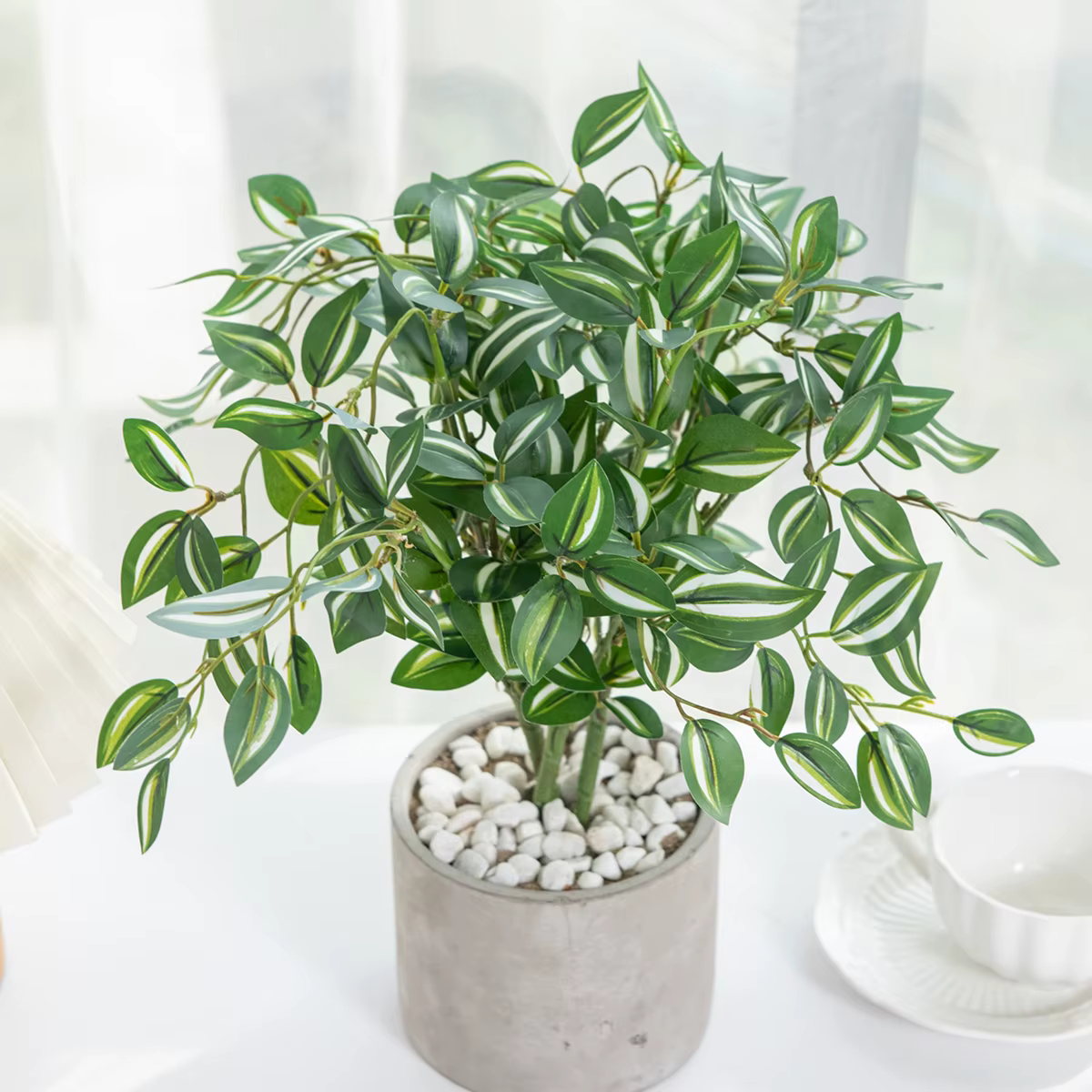 Plante Bonsaï Artificielle Verte pour Décoration Intérieure (Coin de Maison
