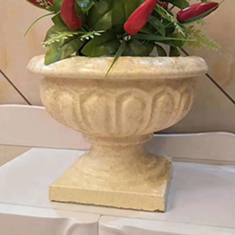 Moule en plastique Pot fleurs artisanat ciment décoration bricolage bonsaï planteur faisant boîte rangement