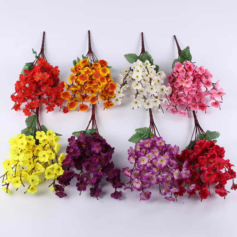 Branche de fleur de prunier en plastique