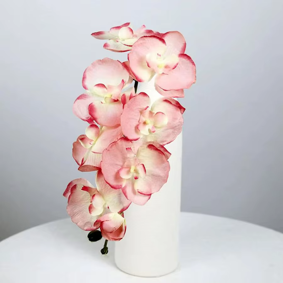 3D fleur artificielle branche soie papillon orchidée maison Vase Table Decor mariage jardin extérieur mariée Bouquets bricolage guirlande cadeau