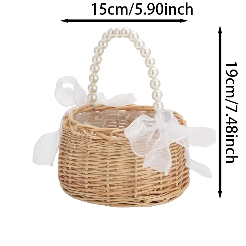 Panier de fleurs en bois pour mariage, Design Simple, léger et à la mode pour le rangement et la décoration de bouquets