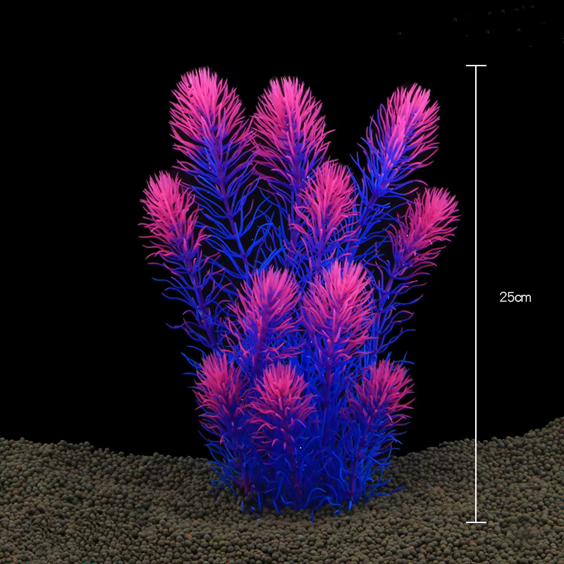 Plantes artificielles de décoration d'aquarium